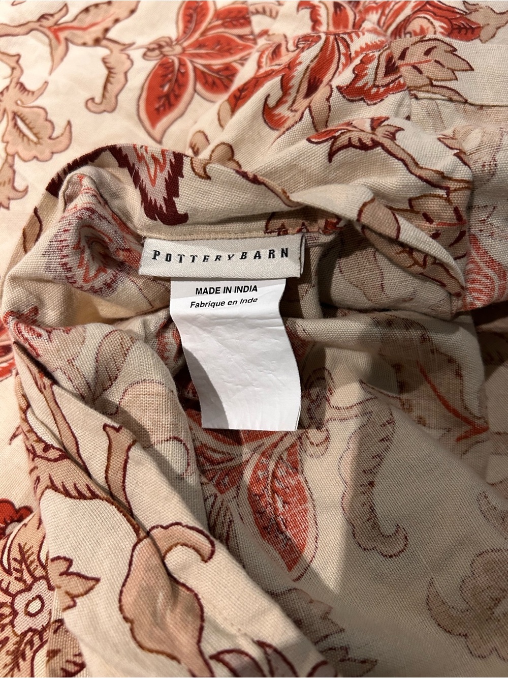 Like-New Pottery Barn Tascha Palampore Duvet Set Full/Queen 2 Standard Shams - Picture 4 of 7